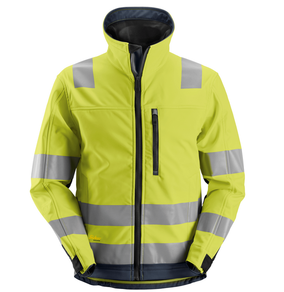 1230 High-Vis Softshell Jack Klasse 3