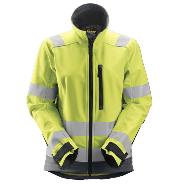 1237 High-Vis Softshell Damesjack Klasse 2/3