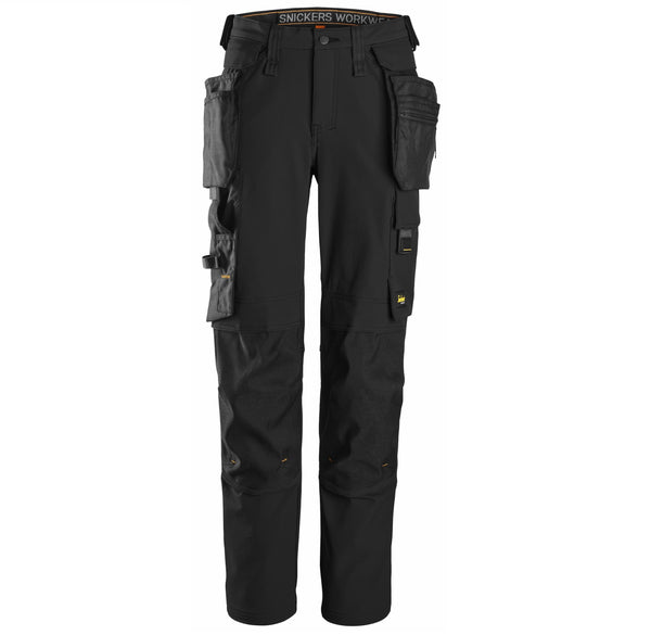 6771 AllroundWork Dames Full-Stretch Werkbroek met Afneembare Holsterzakken